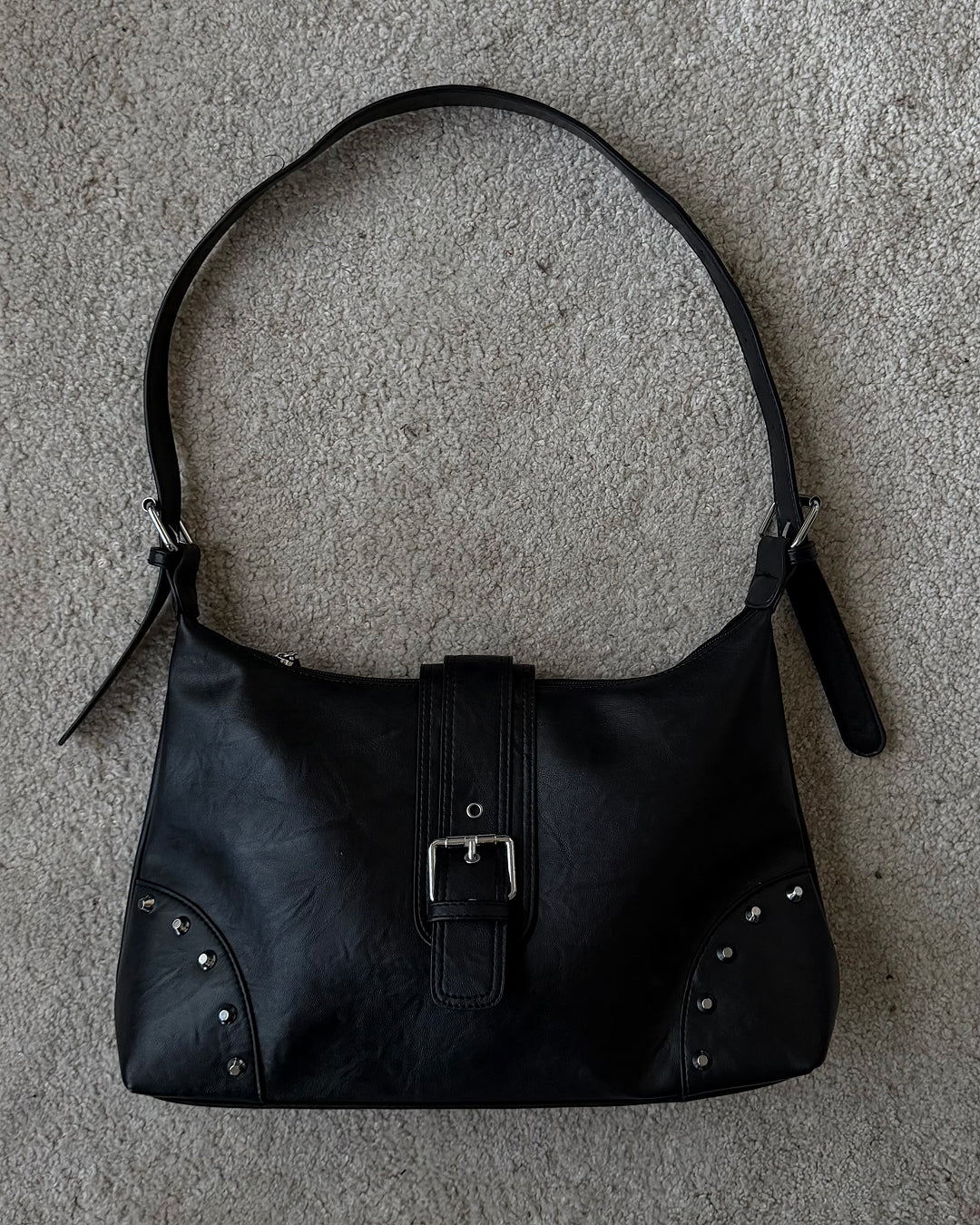 【即納】3wayフォールレザースタッズバッグ TO5068