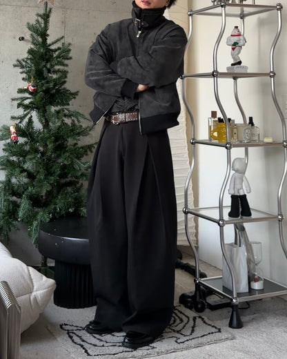 3wayボア襟キルティングジャケット TO1579