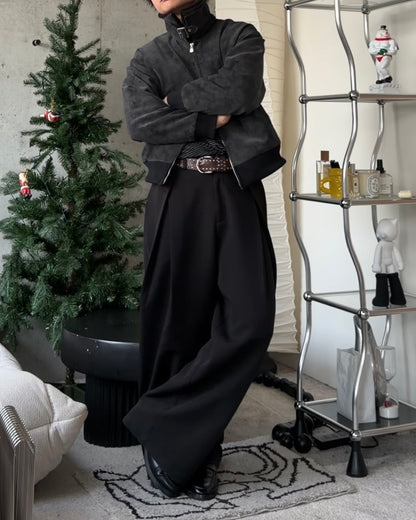 3wayボア襟キルティングジャケット TO1579