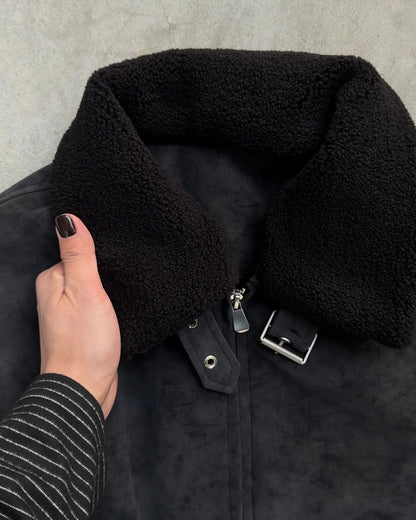 3wayボア襟キルティングジャケット TO1579