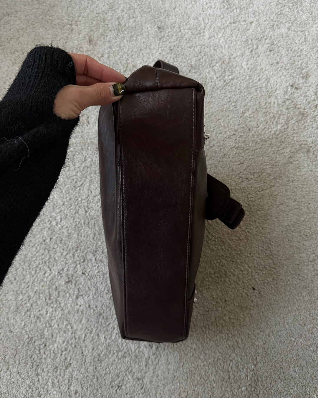 【即納】3wayフォールレザースタッズバッグ TO5068