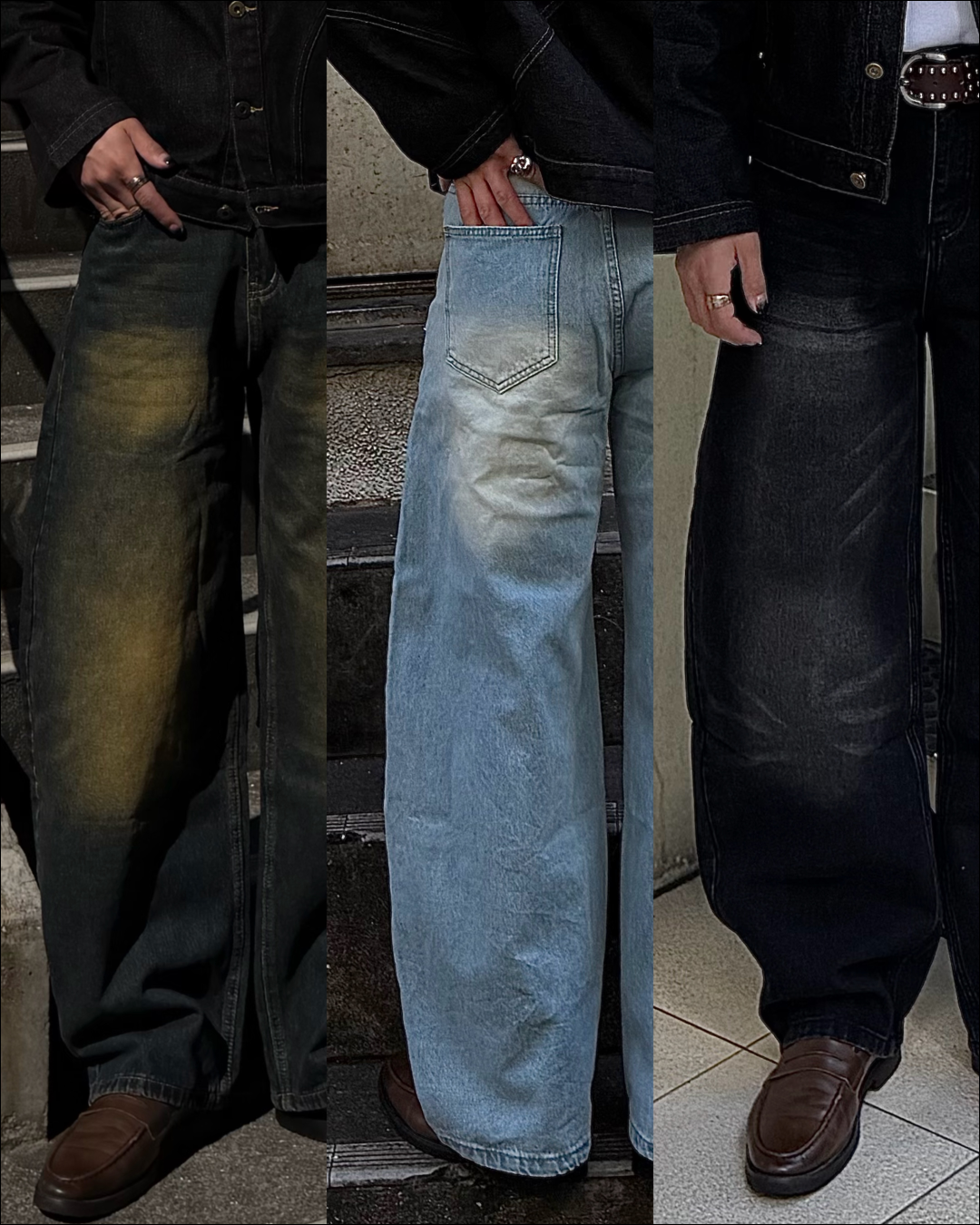 【即納】ウォッシュセミカーブデニム TO5072