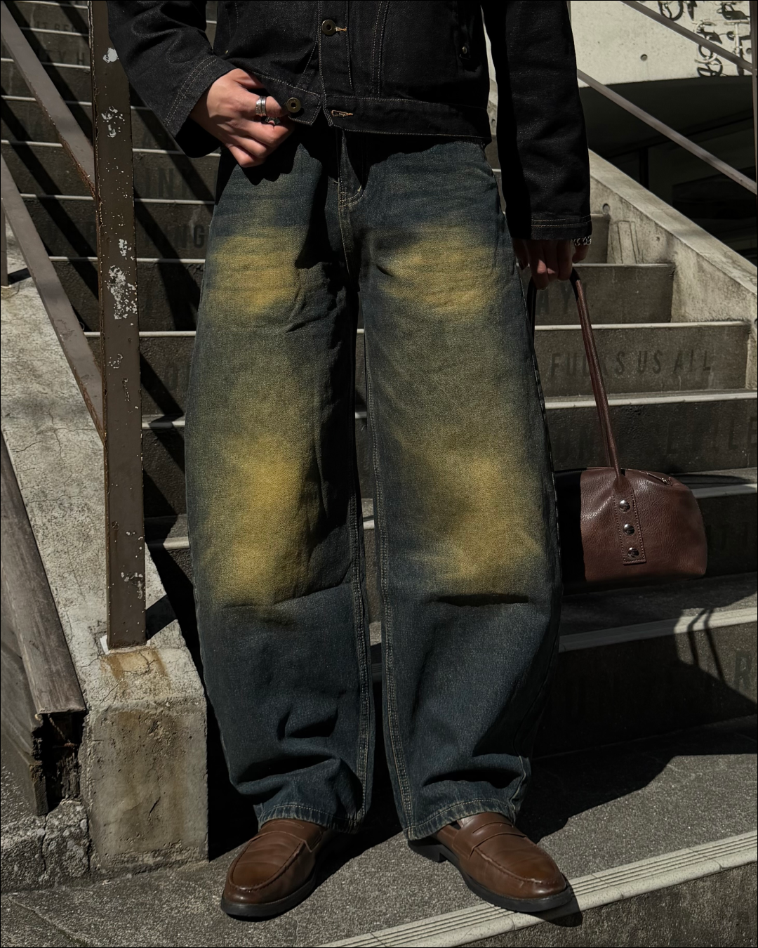 【即納】ウォッシュセミカーブデニム TO5072