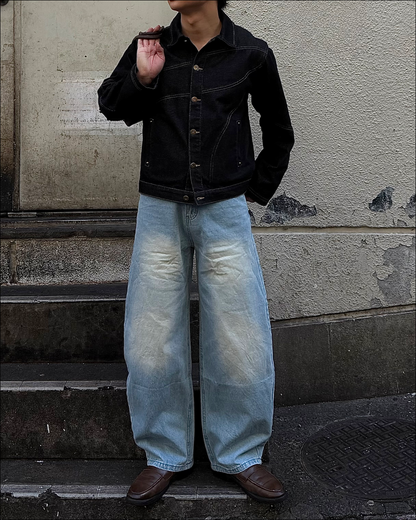 【即納】ウォッシュセミカーブデニム TO5072