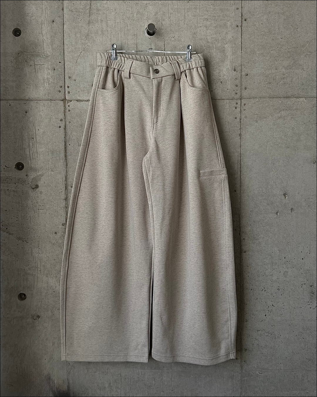 【即納】ベルトループスウェットカーブスラックス TO5078