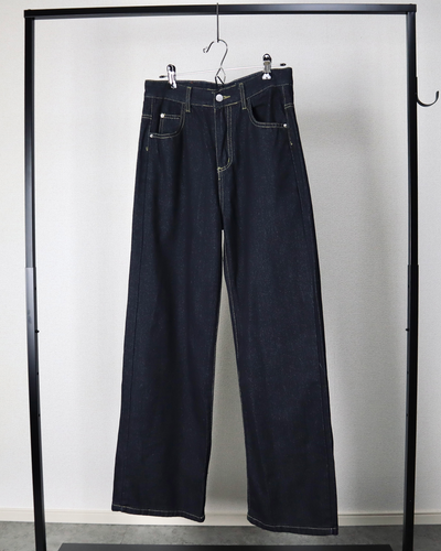 ハイストリートバイブワイドデニムパンツ TR0027