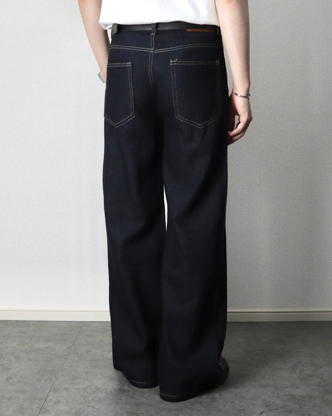ハイストリートバイブワイドデニムパンツ TR0027