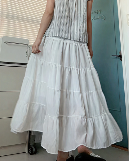 ドレープロングスカート TT0104