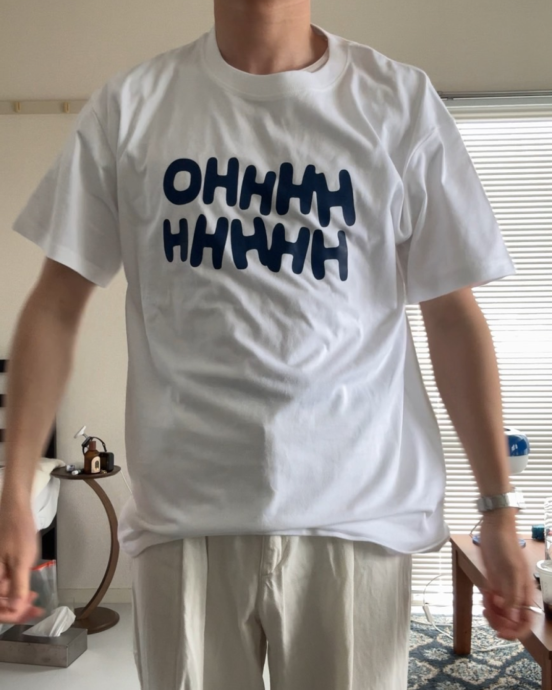シンプルプリントTシャツ UD0054