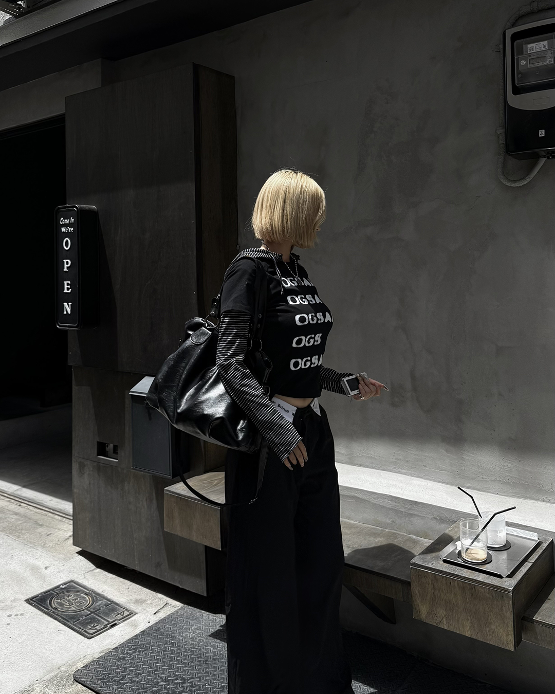 ウェストデザインストレートチノパンツ
UI0080