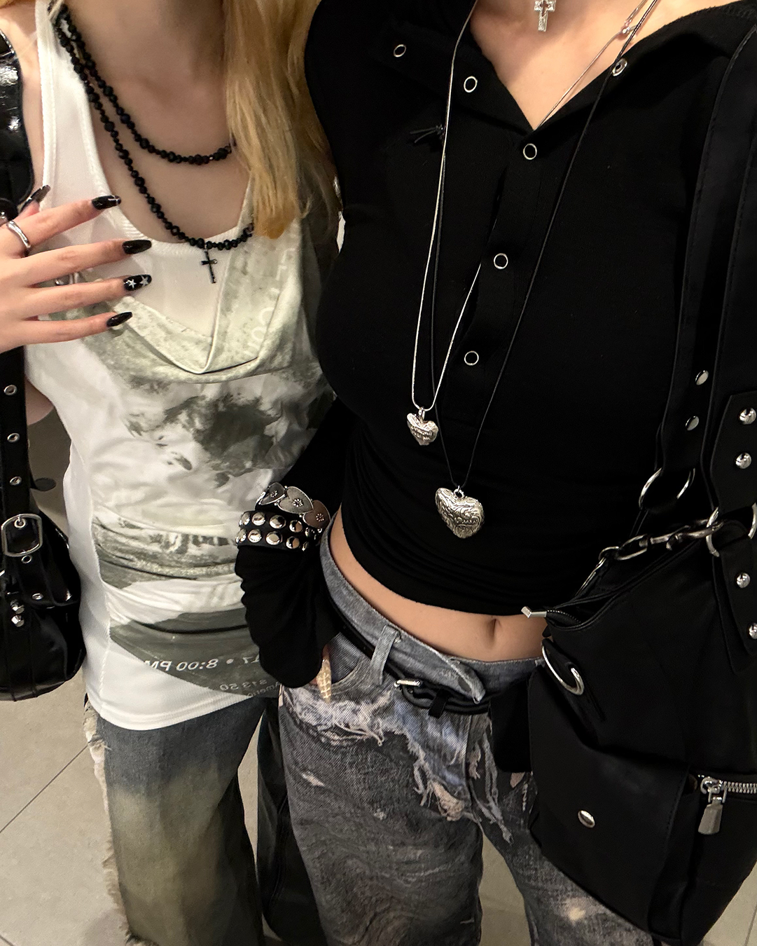 メッセージハートネックレス UI0088