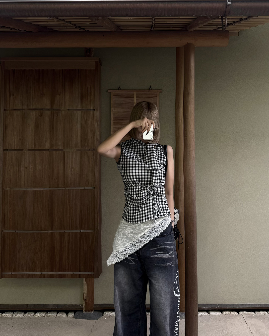 プリーツカバースリムノースリーブ UI0107