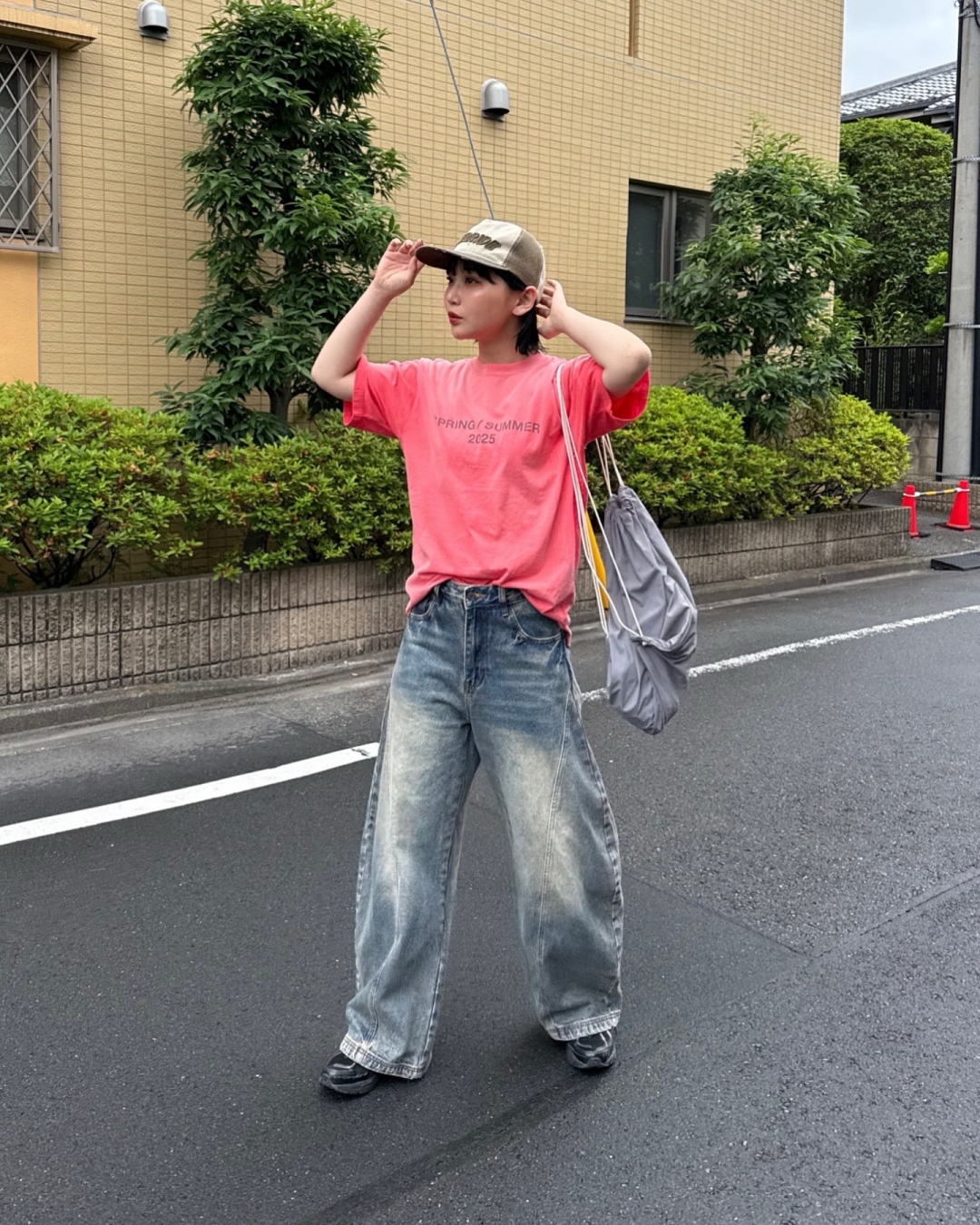 ヴィンテージウォッシュバルーンデニムパンツ UK0009 – YOLO