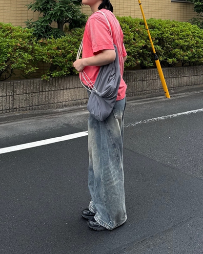 ヴィンテージウォッシュバルーンデニムパンツ UK0009