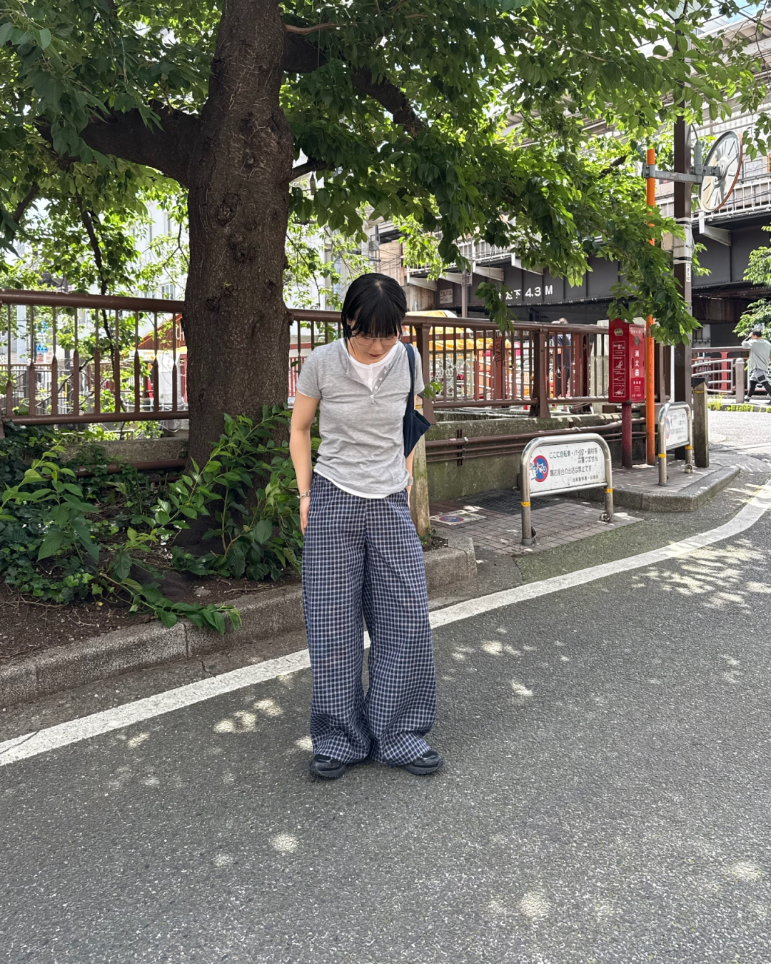 yolo チェック柄 ワイドパンツ ブラウン チェックワイドパンツ OM0007 – YOLO（ヨロ）｜ファッション通販