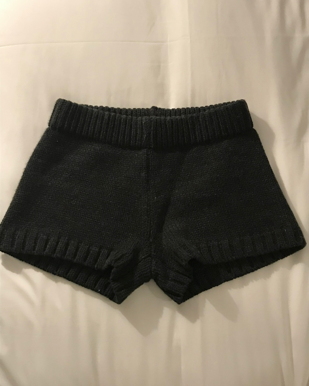 リブニットショートパンツ UN0030