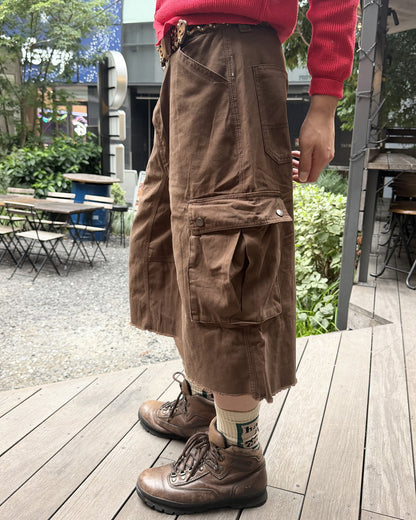 ルーズフィットカットオフカーゴハーフパンツ UT0009