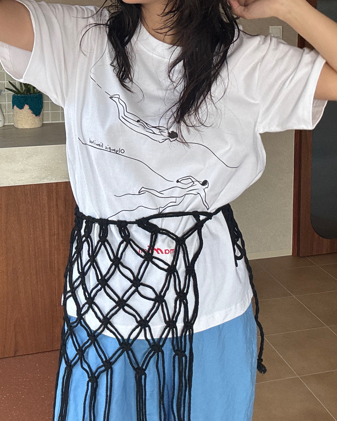 スイミングプリントTシャツ UU0056
