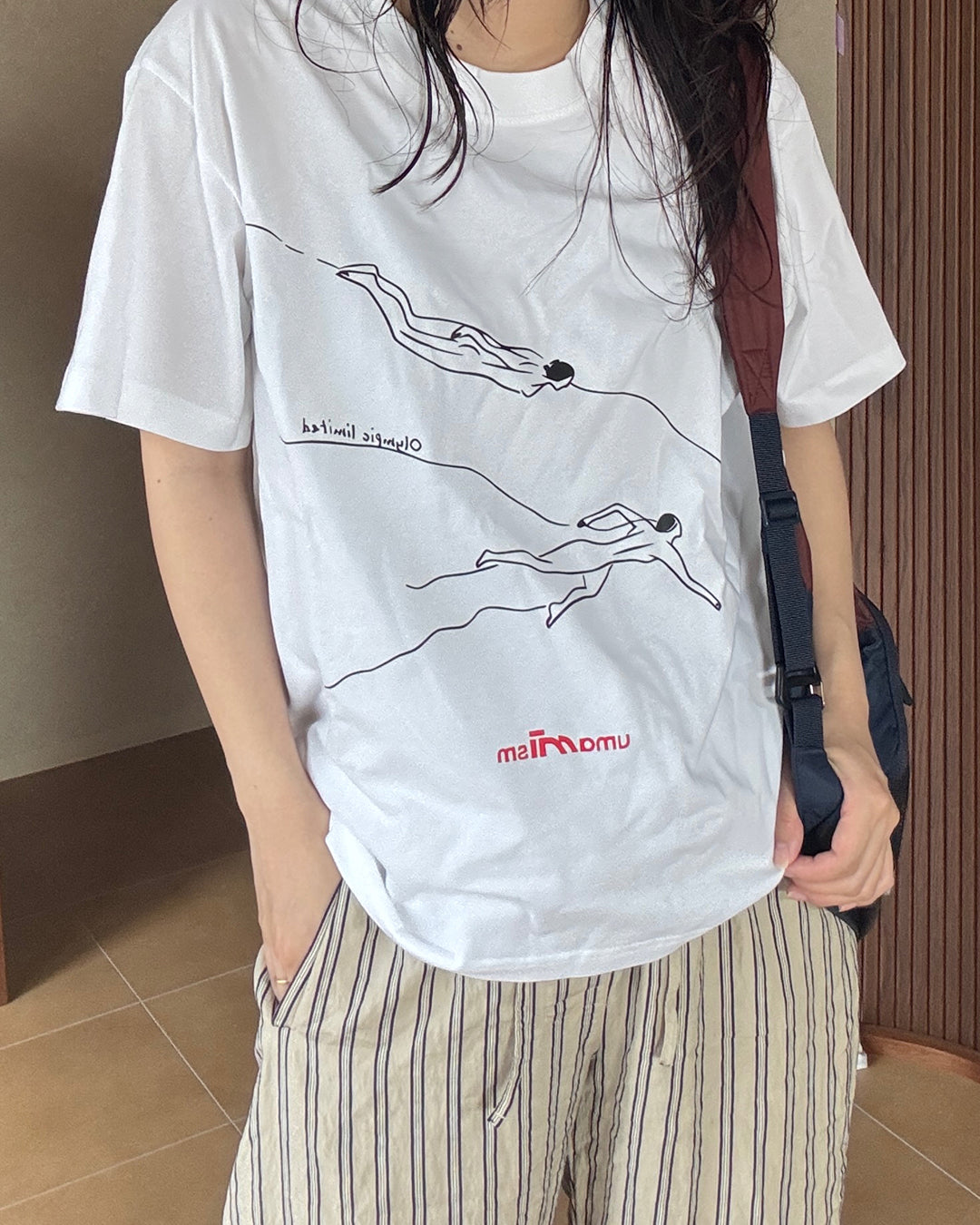 スイミングプリントTシャツ UU0056