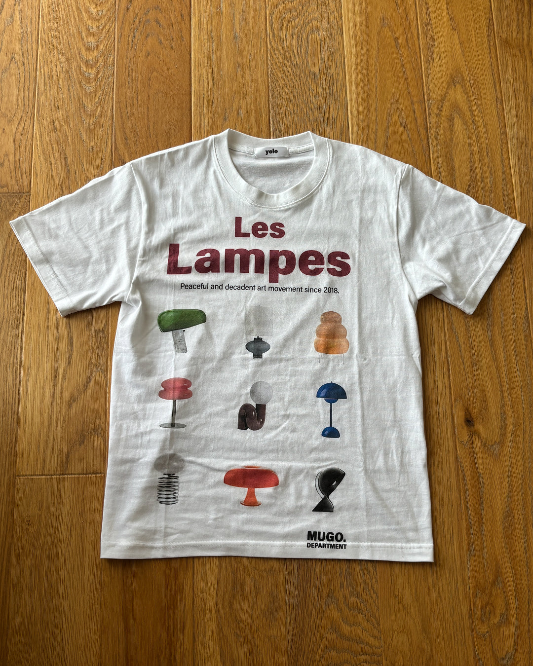 ランプデザインプリントTシャツ UU0059