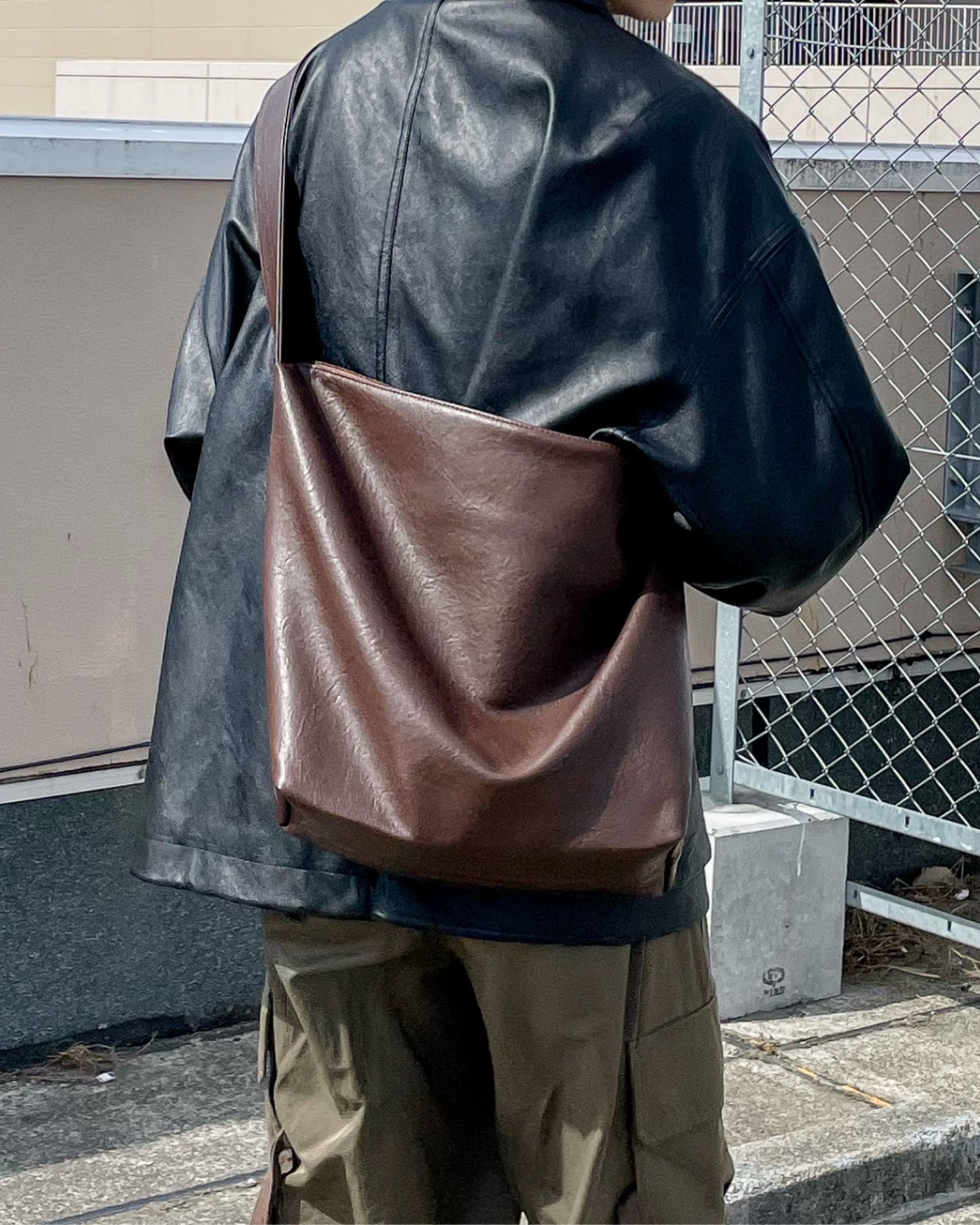 Retro Leather Cross Bag WE0003