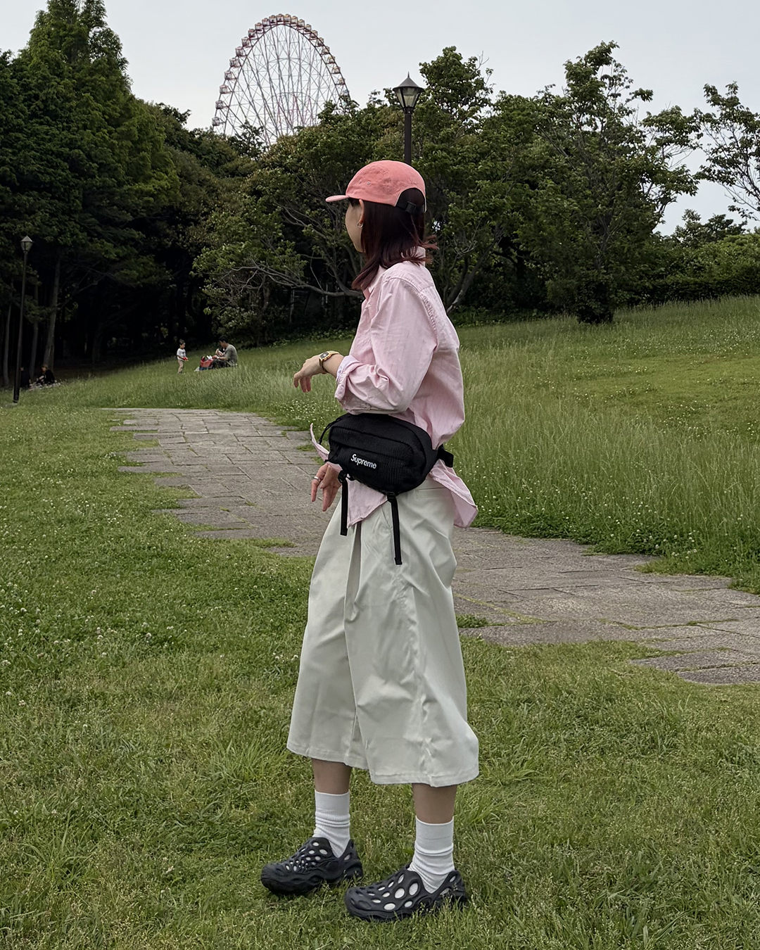 タックワイドハーフパンツ WF0012