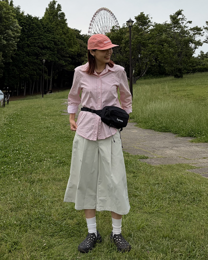 タックワイドハーフパンツ WF0012