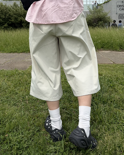 タックワイドハーフパンツ WF0012