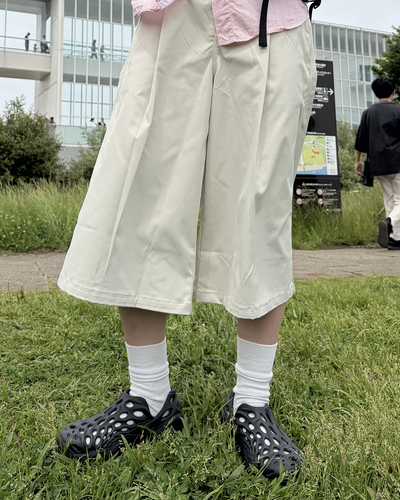 タックワイドハーフパンツ WF0012