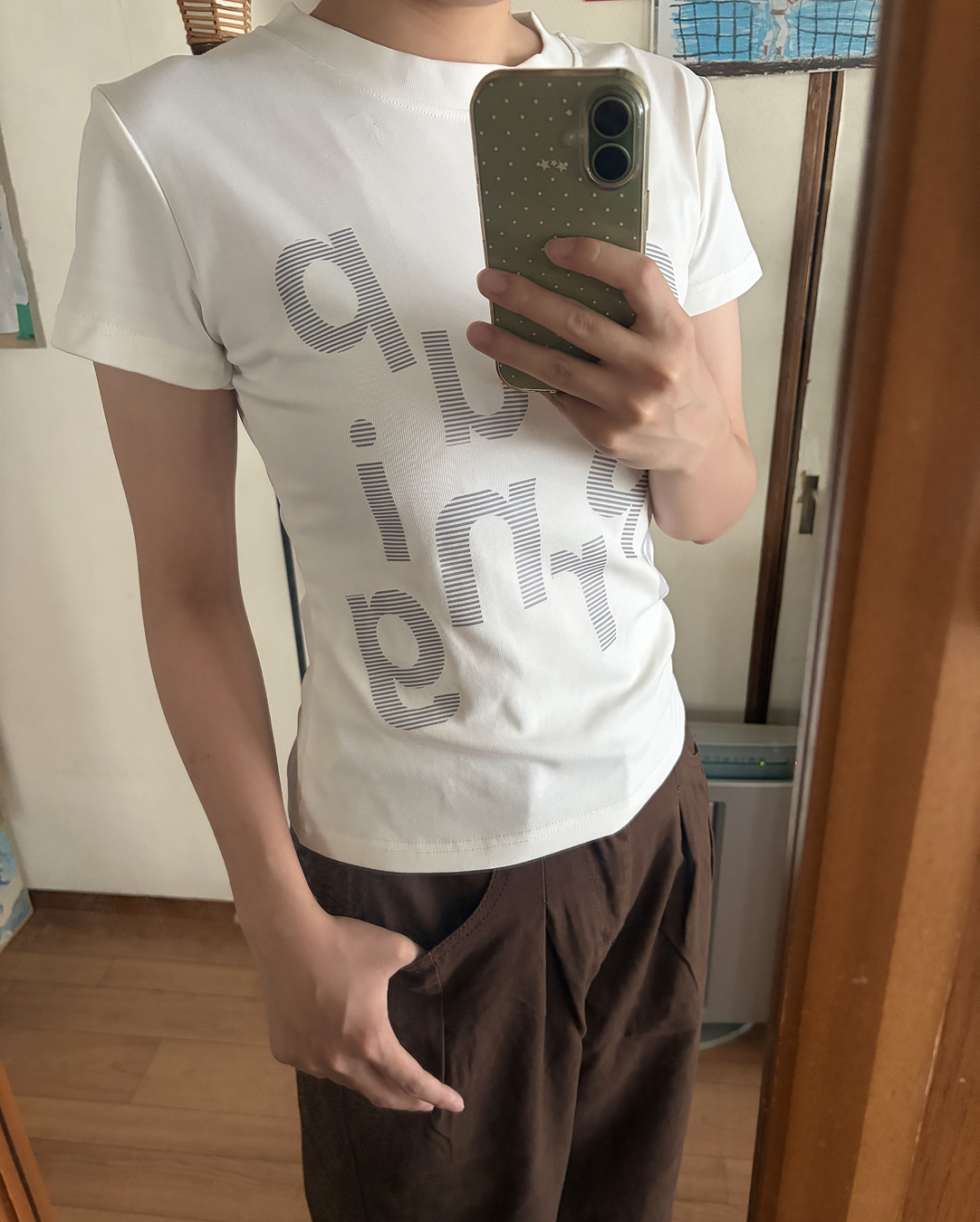 エンボスロゴベビーTシャツ WF0060