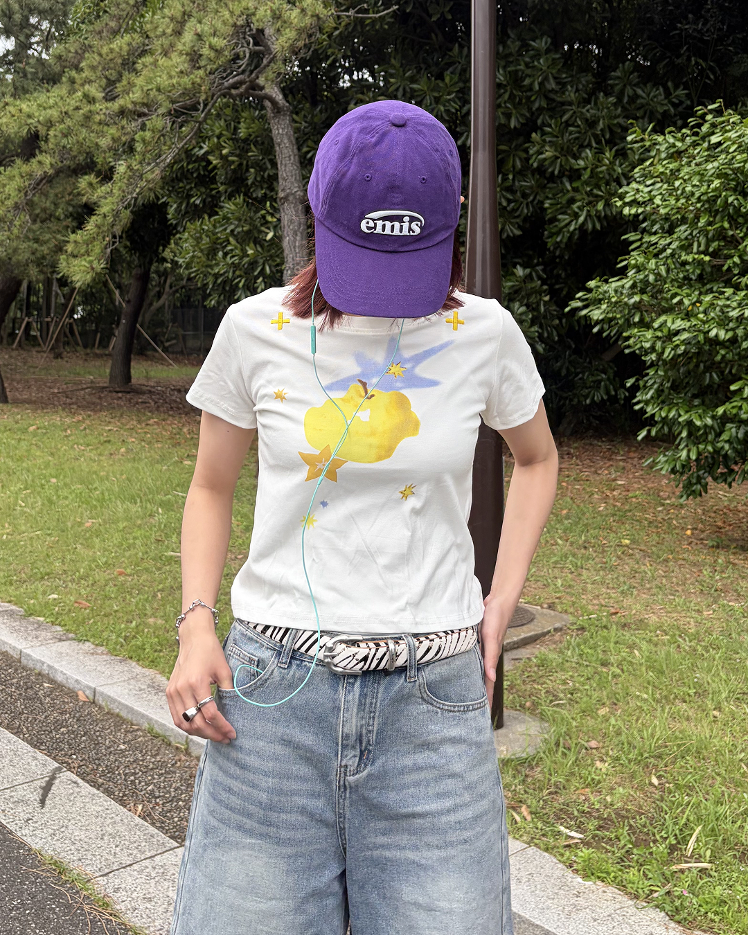フルーツマルチプリントTシャツ WF0069