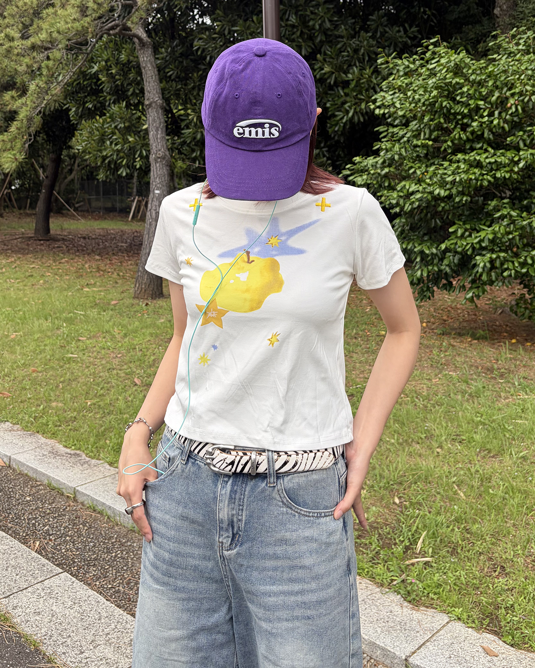 フルーツマルチプリントTシャツ WF0069