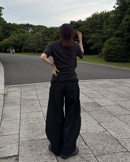 スタッズバルーンデニムパンツ WF0071