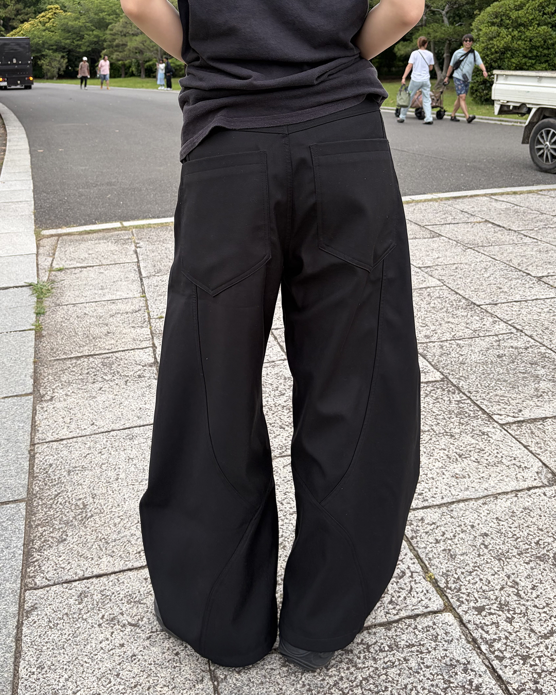 スタッズバルーンデニムパンツ WF0071
