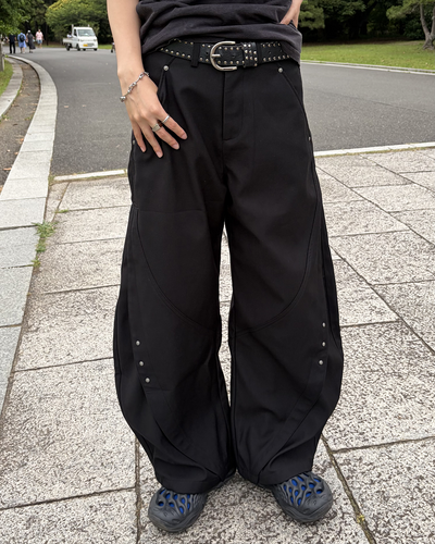 スタッズバルーンデニムパンツ WF0071