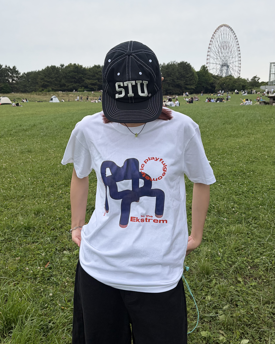 フロントグラフィックデザインTシャツ WF0073 – YOLO（ヨロ