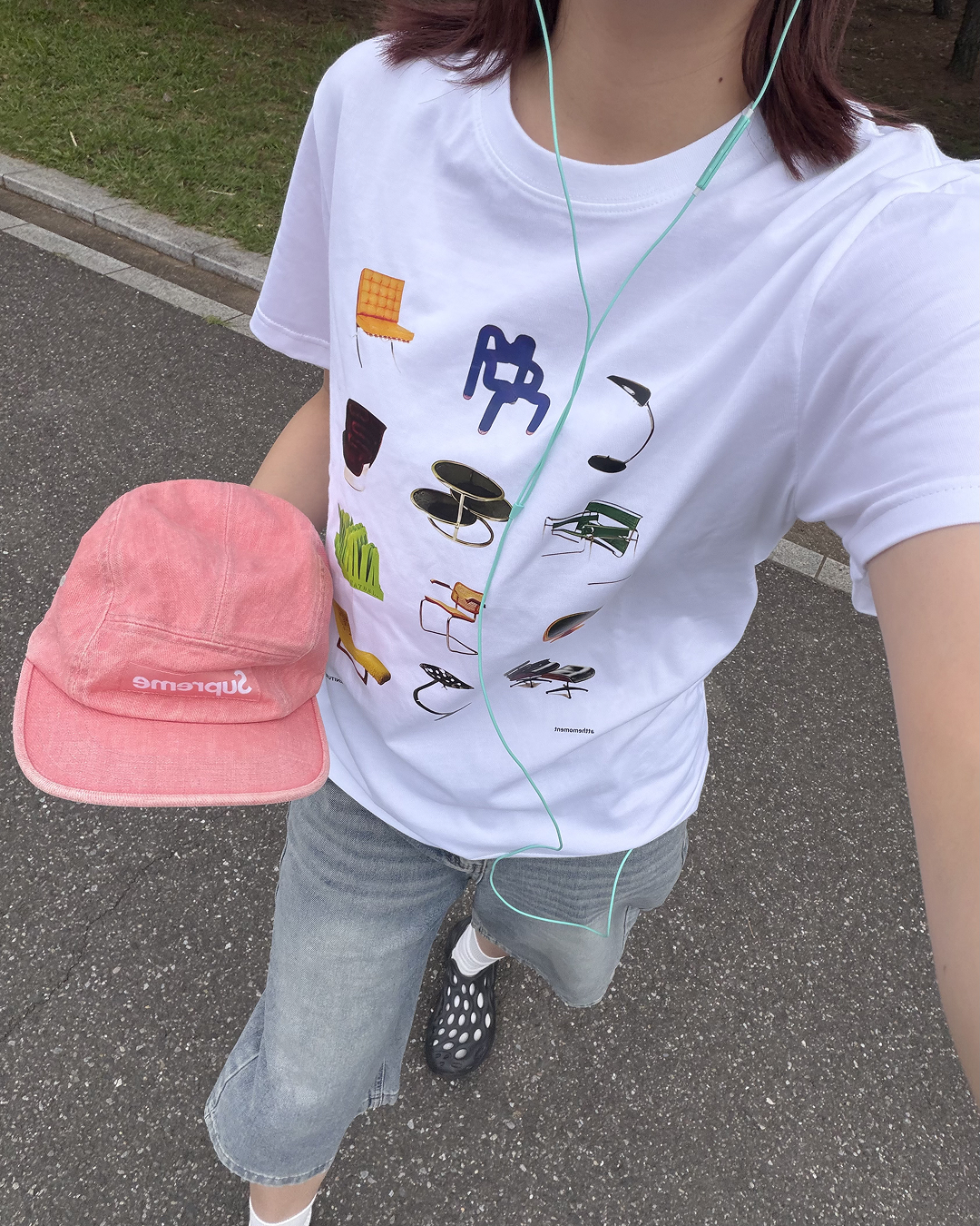 フロントグラフィックTシャツ WF0072