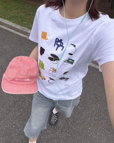 フロントグラフィックTシャツ WF0072