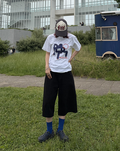 フロントグラフィックデザインTシャツ WF0073