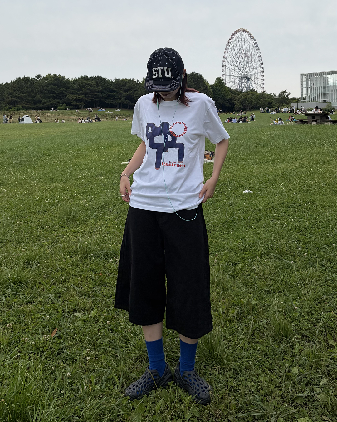 フロントグラフィックデザインTシャツ WF0073