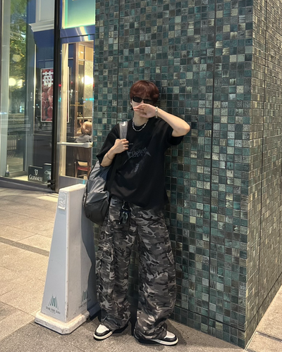 【即納】迷彩バギーパンツ WG0017