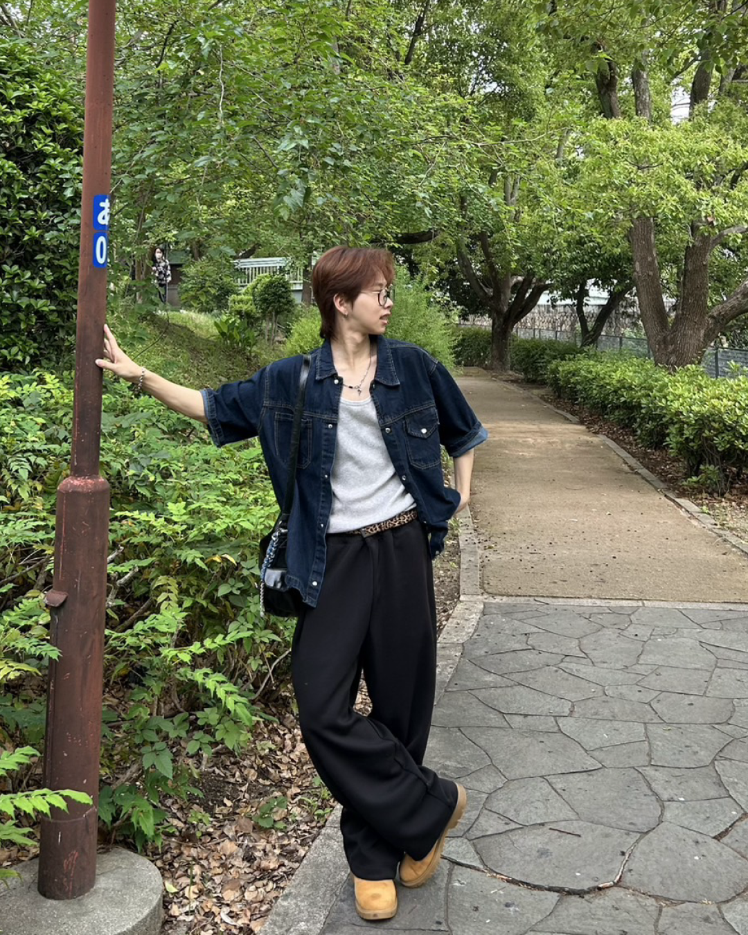 オーバーサイズデニムシャツ WG0043