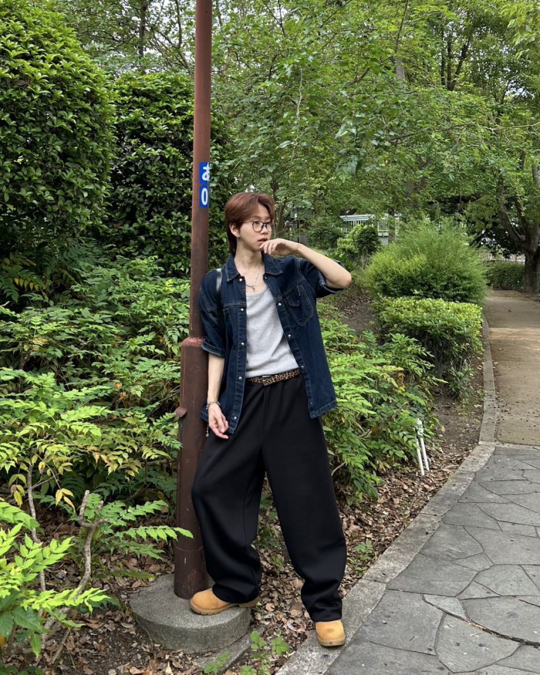 オーバーサイズデニムシャツ WG0043