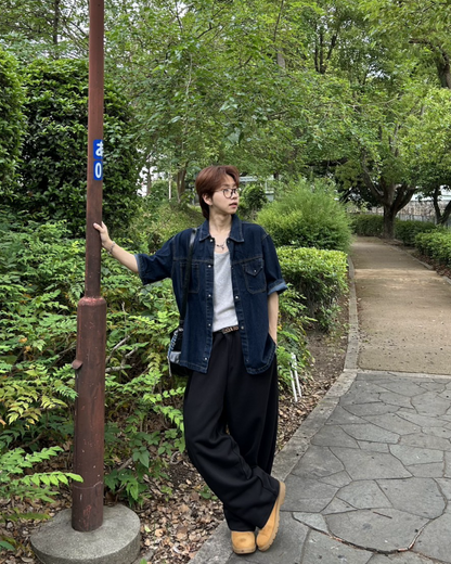 オーバーサイズデニムシャツ WG0043
