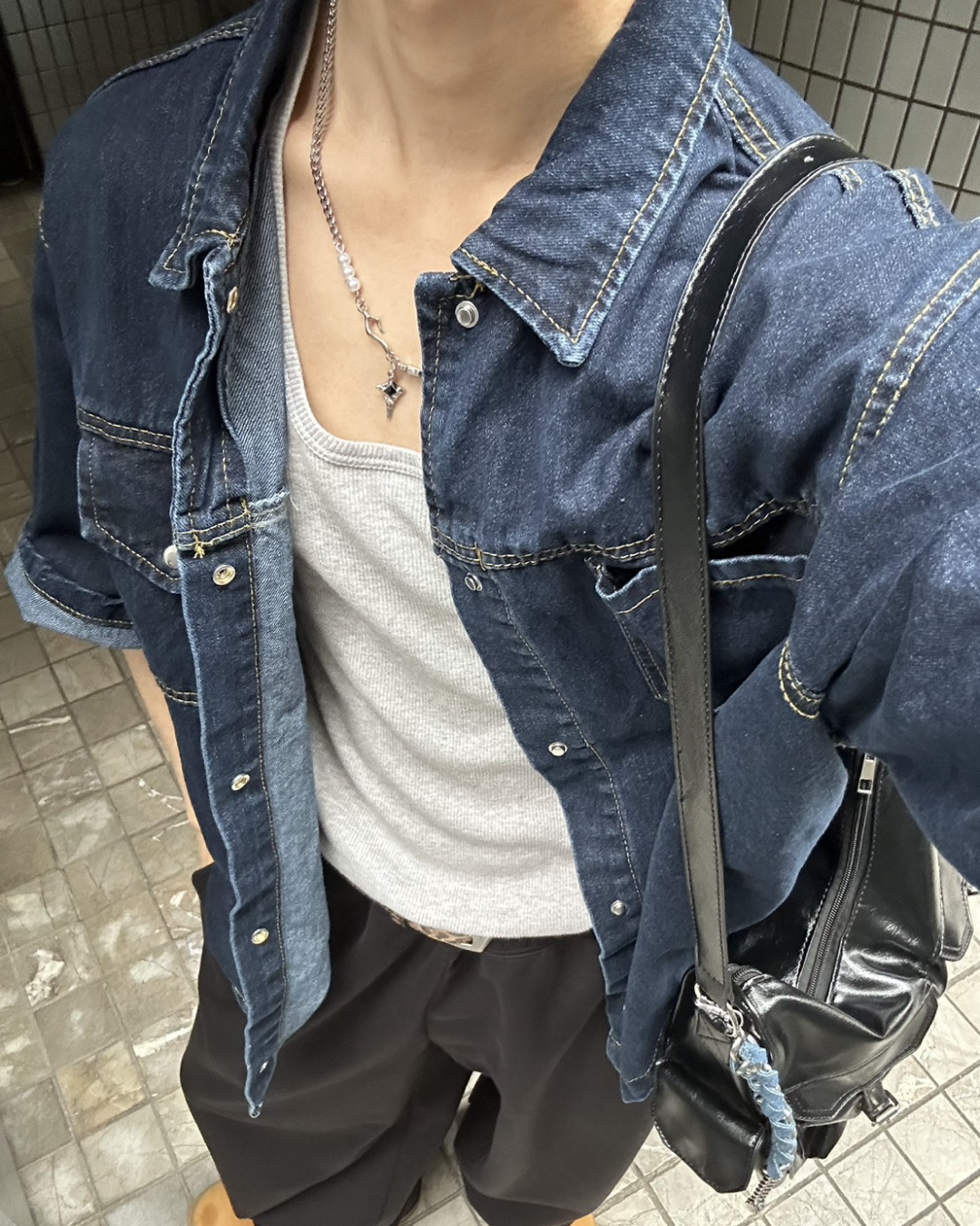 オーバーサイズデニムシャツ WG0043