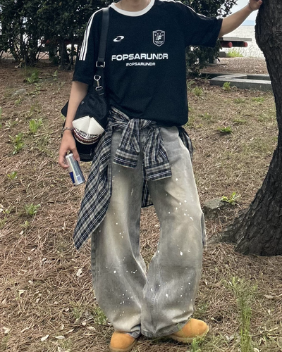 【即納】バイカラーユニフォームTシャツ WG0068