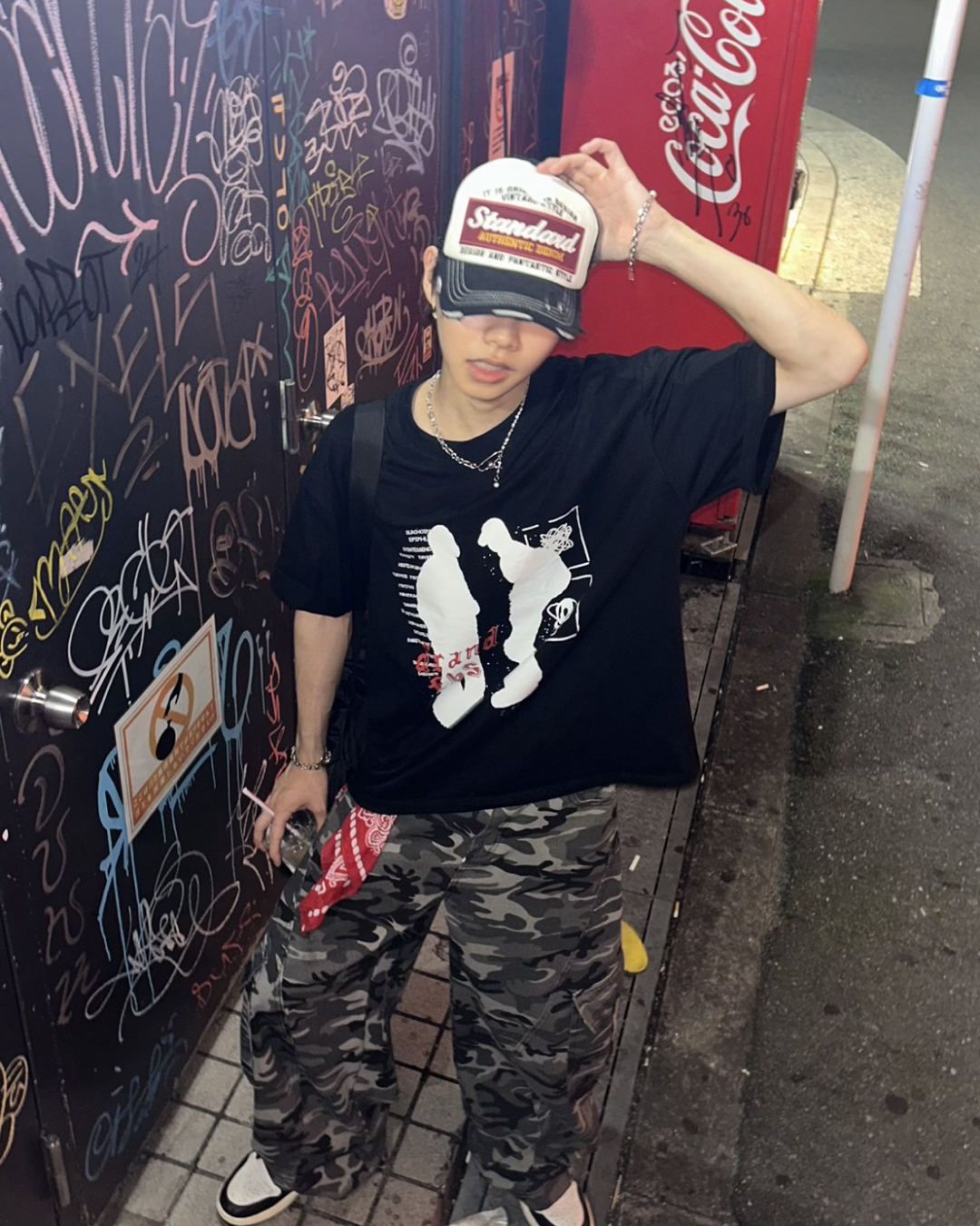 ヒューマンシルエットTシャツ WG0078