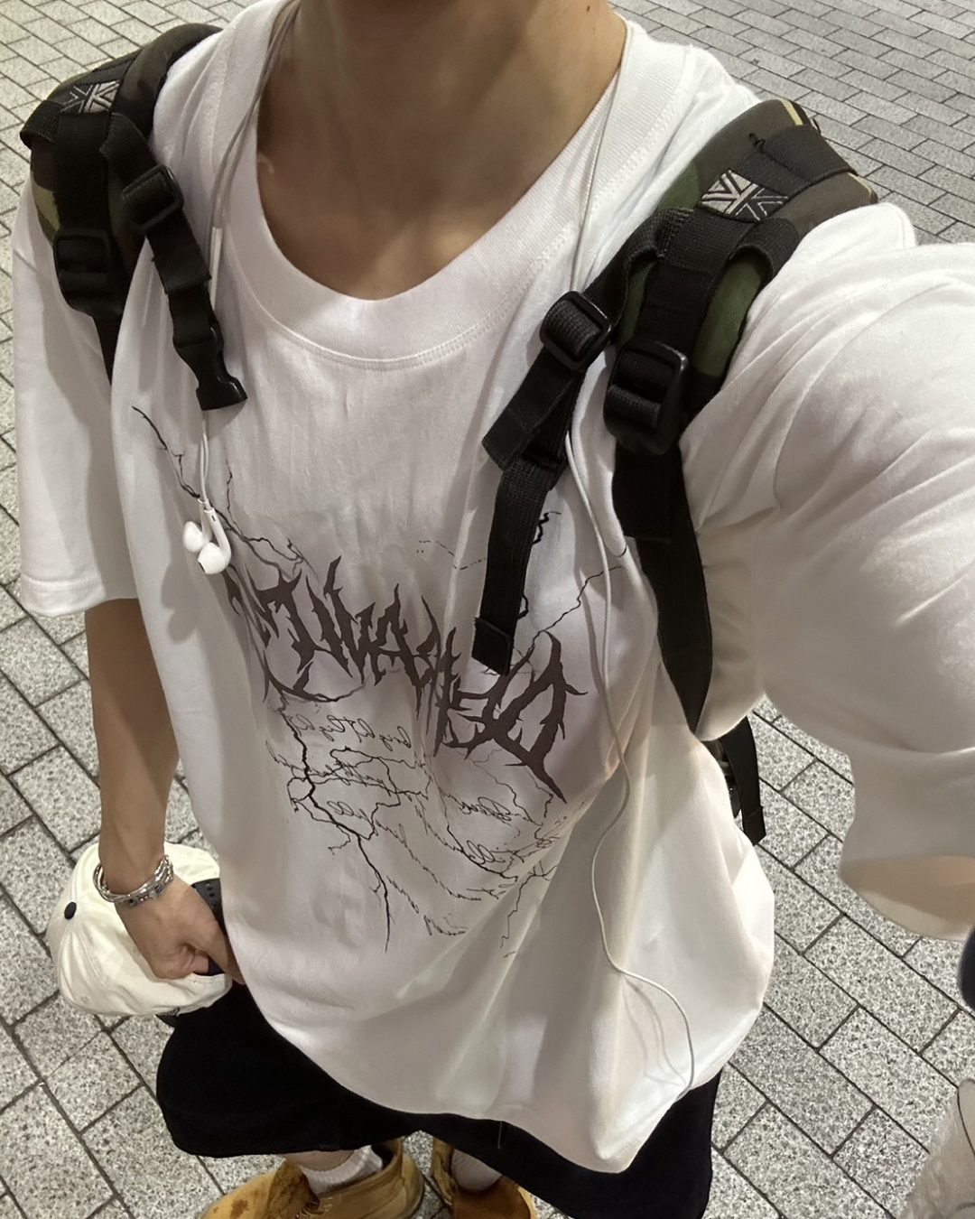 サンダーフォントTシャツ WG0082