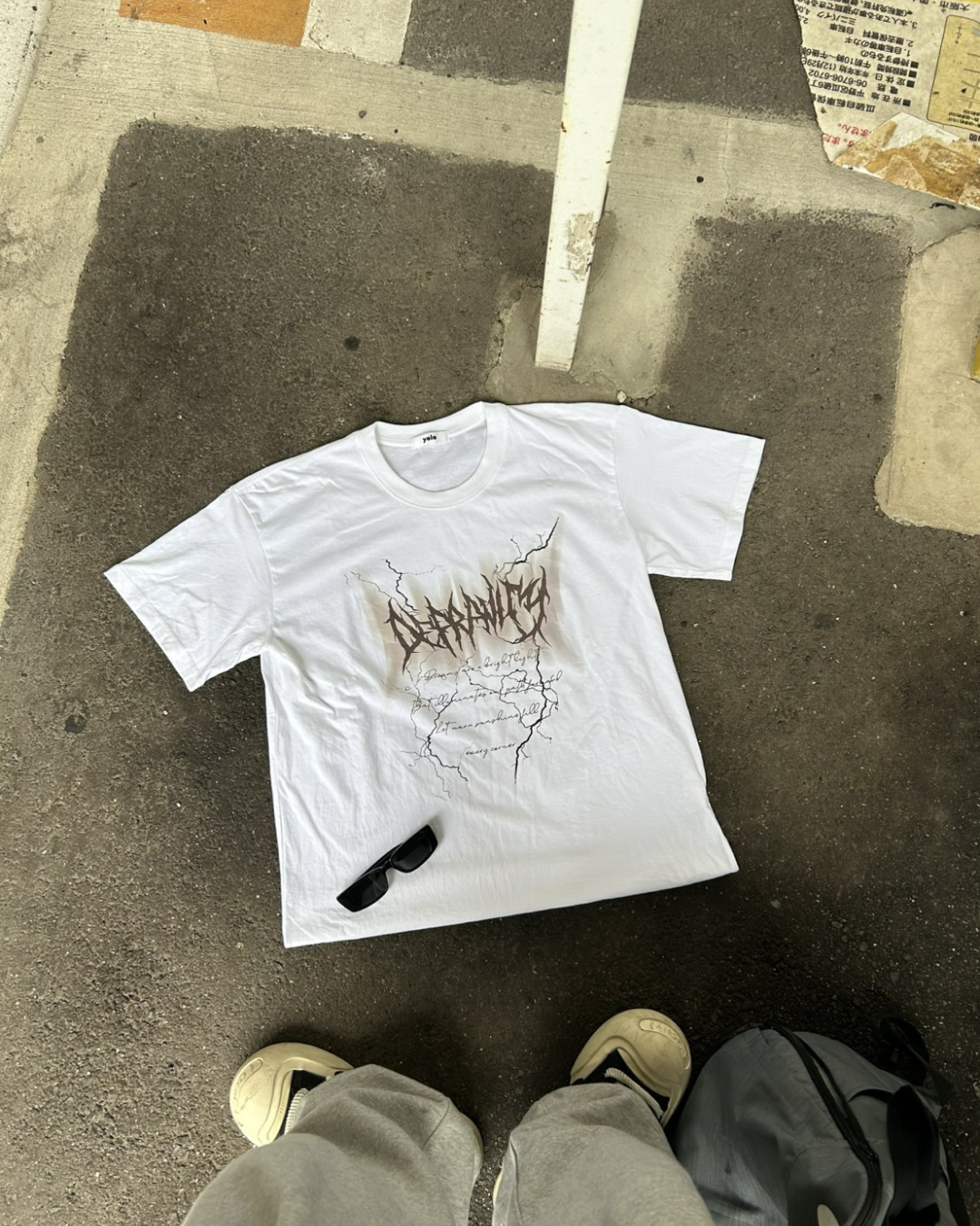 サンダーフォントTシャツ WG0082