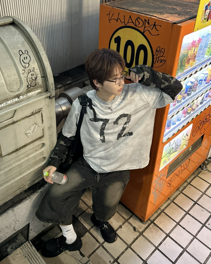 カモスリーブロングTシャツ WG0083